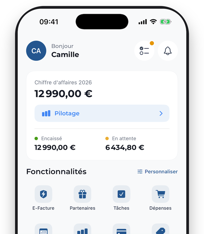 Application mobile Espace Auto-Entrepreneur